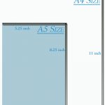 Paper Size Reference chart